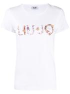 Liu Jo Floral Logo-print T-shirt - White