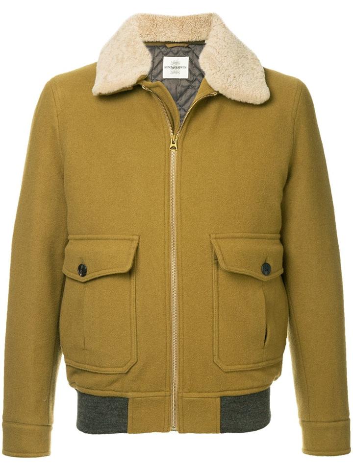 Kent & Curwen Military Bomber Jacket - Brown
