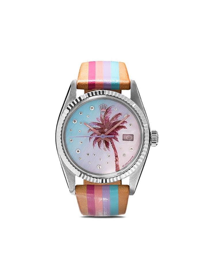 La Californienne Pink La Californienne X Browns Palm Rolex Watch