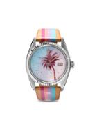 La Californienne Pink La Californienne X Browns Palm Rolex Watch
