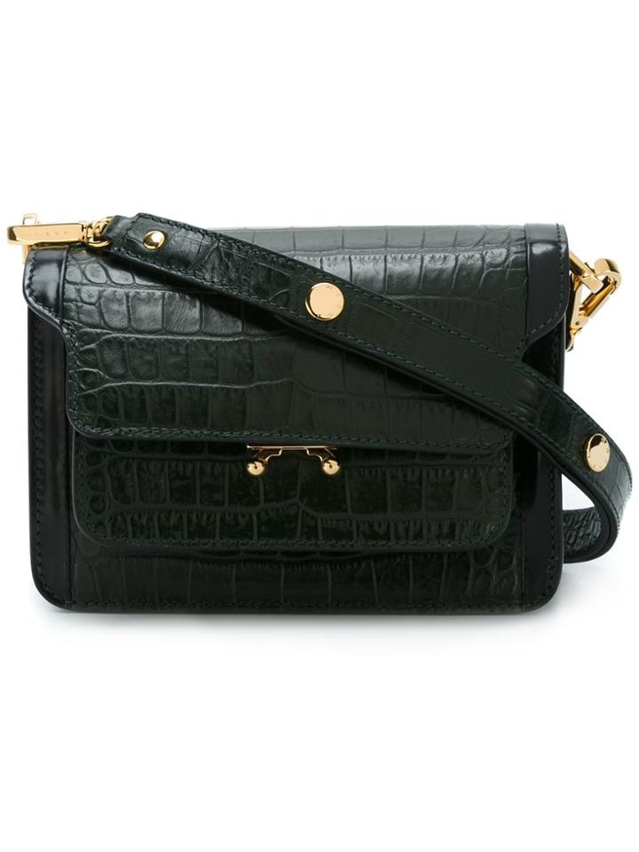 Marni 'metal Trunk' Shoulder Bag - Green