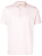 Canali Short-sleeved Polo Shirt - Pink
