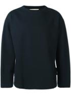 Marni Contrast Tab Sweatshirt, Men's, Size: 48, Black, Cotton