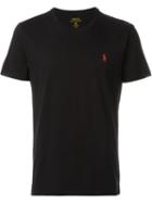 Polo Ralph Lauren Logo T-shirt, Men's, Size: Large, Black, Cotton
