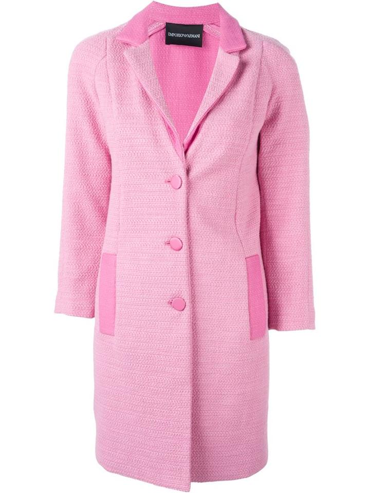 Emporio Armani Three-button Textured Coat