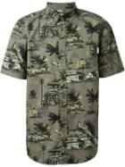 Carhartt Print Shortsleeved Shirt, Men's, Size: Small, Green, Cotton