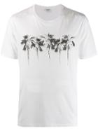 Saint Laurent Palm Trees Print T-shirt - White