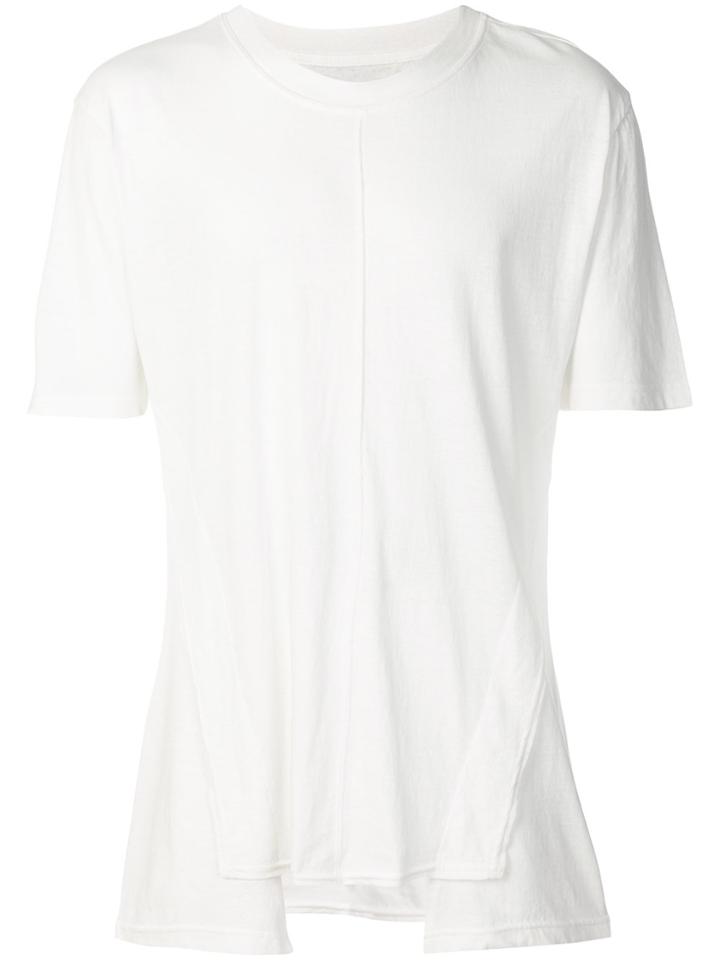 D.gnak Asymmetric Style T-shirt - White