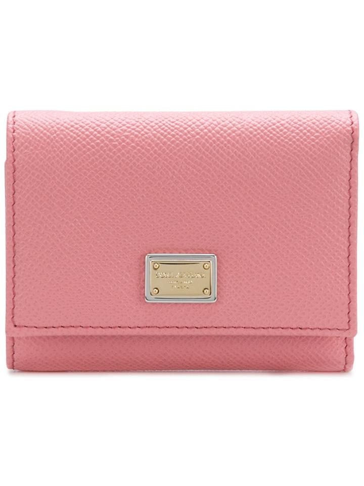 Dolce & Gabbana Flap Wallet - Pink & Purple