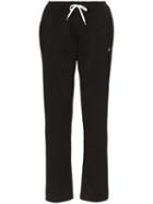 Fred Perry Logo Embroidered Sweatpants - Black