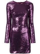P.a.r.o.s.h. Sequin Embellished Dress - Purple