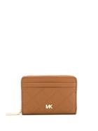 Michael Michael Kors Logo Chain Embossed Wallet - Brown