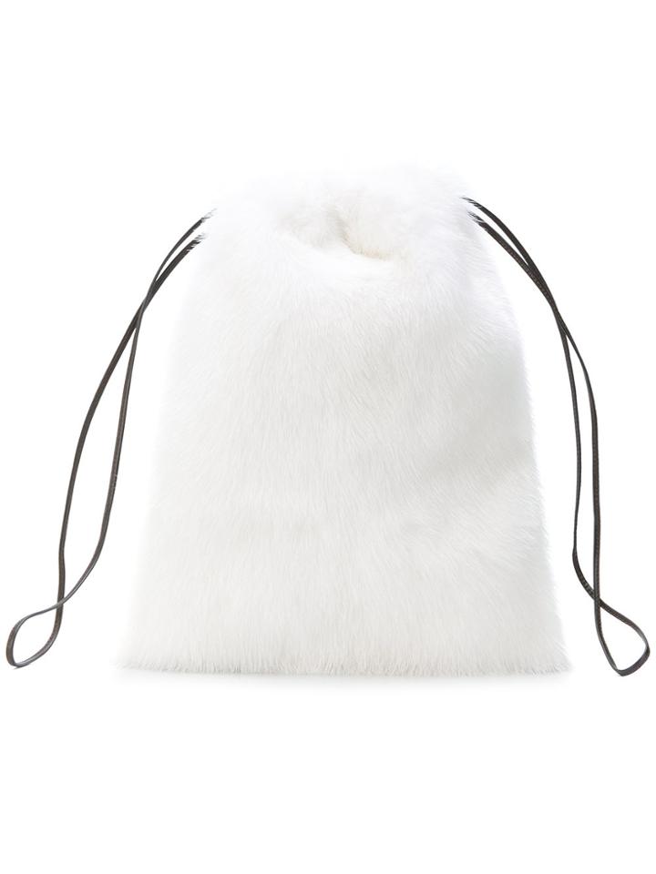 Simonetta Ravizza Furrissima Mini Backpack - White