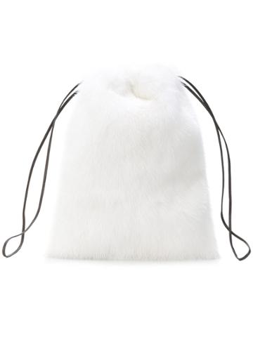 Simonetta Ravizza Furrissima Mini Backpack - White