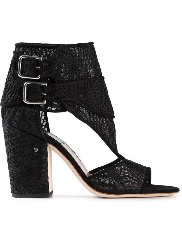 Laurence Dacade Lace Sandals With Side Buckle Fastenings