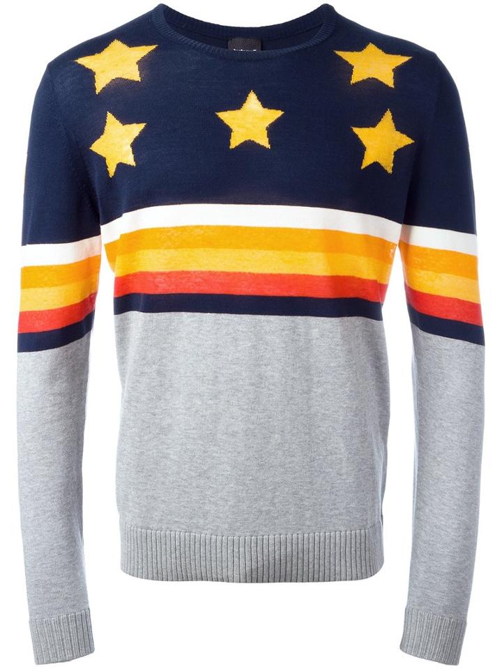 Just Cavalli Star Jumper, Men's, Size: Medium, Cotton/linen/flax