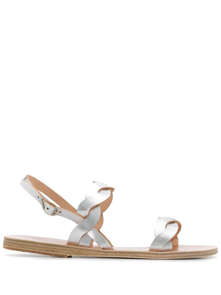 Ancient Greek Sandals Plexi Sandals - Silver