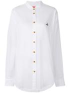 Vivienne Westwood - Embroidered Logo Shirt - Women - Cotton - 42, Women's, White, Cotton