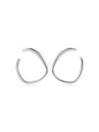 Monica Vinader Nura Reef Wrap Earrings - Silver