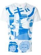Loewe Cartoon Print T-shirt, Men's, Size: L, White, Cotton