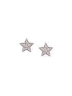 Alinka Stasia Mini Star Diamond Earrings - Metallic