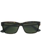 Gucci Eyewear Rectangular Frame Sunglasses - Brown