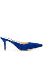 Gianvito Rossi Slip-on Mules - Blue