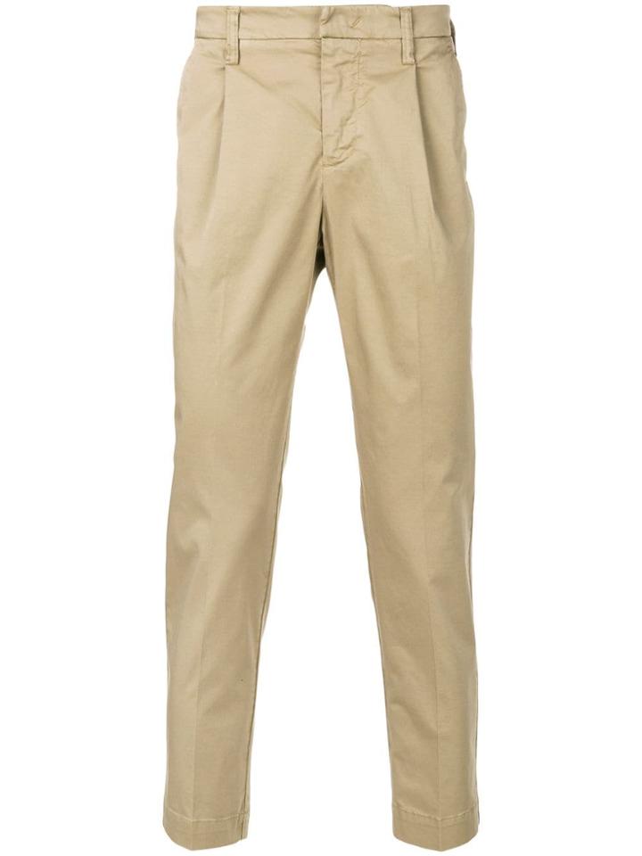 Entre Amis Straight-leg Trousers - Neutrals