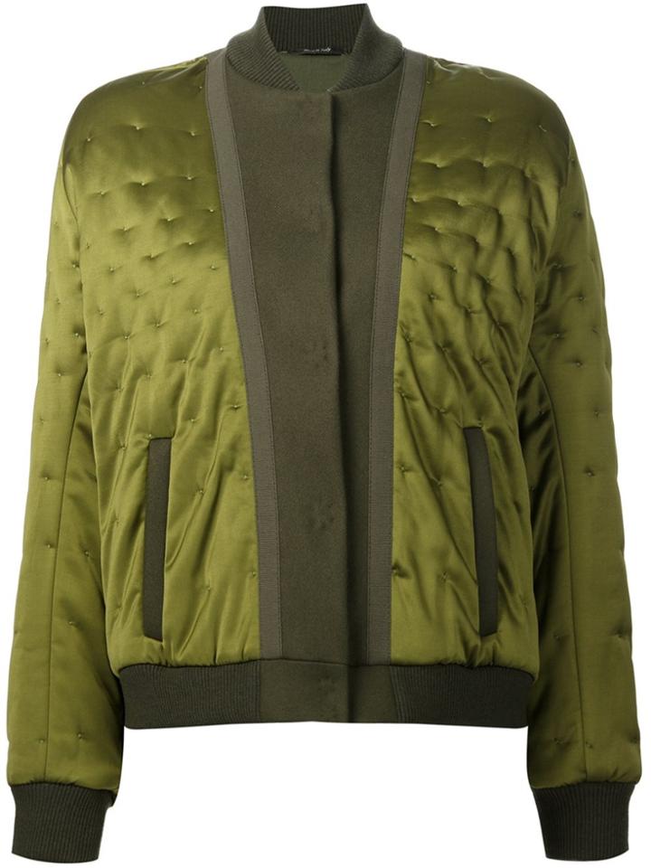 Maison Margiela Quilted Bomber Jacket - Green