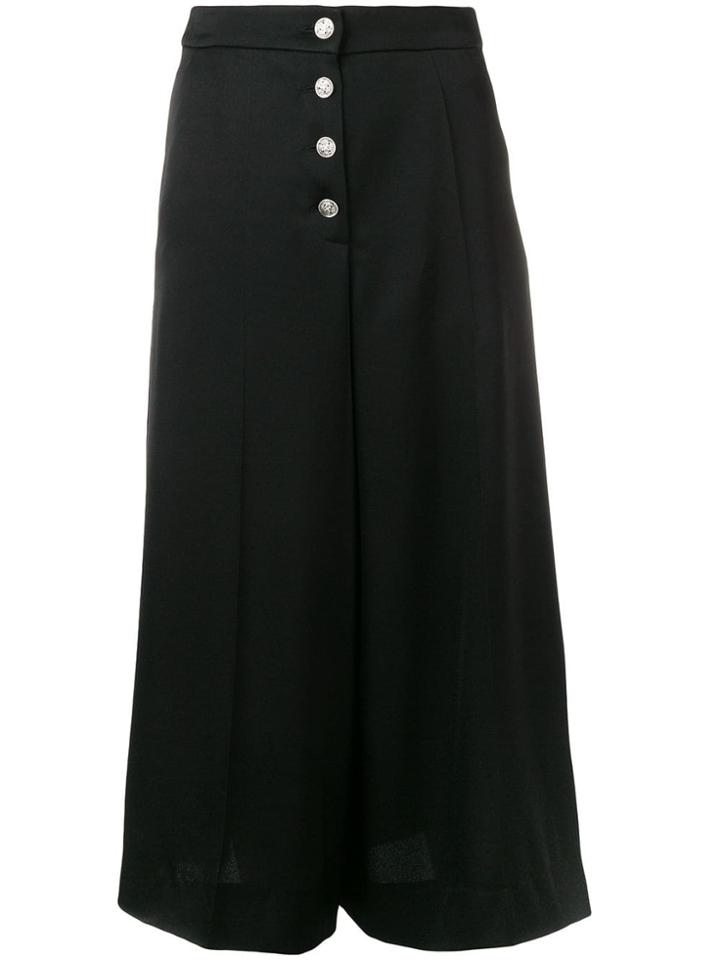 Sonia Rykiel Button-up Trousers - Black
