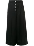 Sonia Rykiel Button-up Trousers - Black