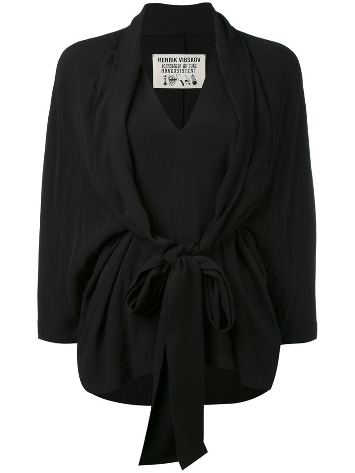 Henrik Vibskov - Lemon Blouse - Women - Rayon/viscose - S, Black, Rayon/viscose