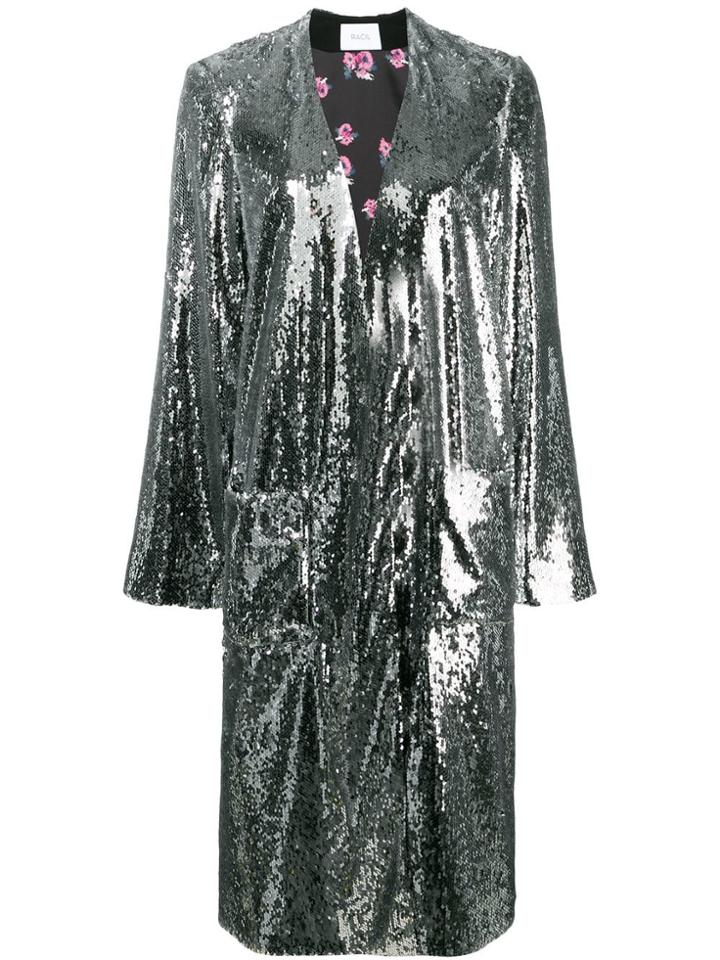 Racil Vivien Sequin Coat - Black