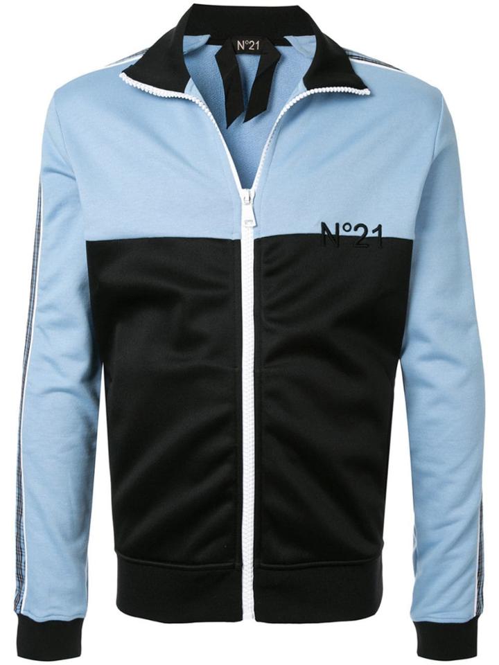 No21 Colour Block Track Jacket - Blue