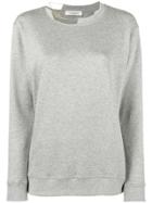 Valentino Necklace Collar Sweatshirt - Grey