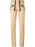 Ktz Arrow Detail Straight Leg Trousers