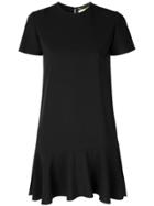 Saint Laurent Short Sleeve Mini Dress - Black