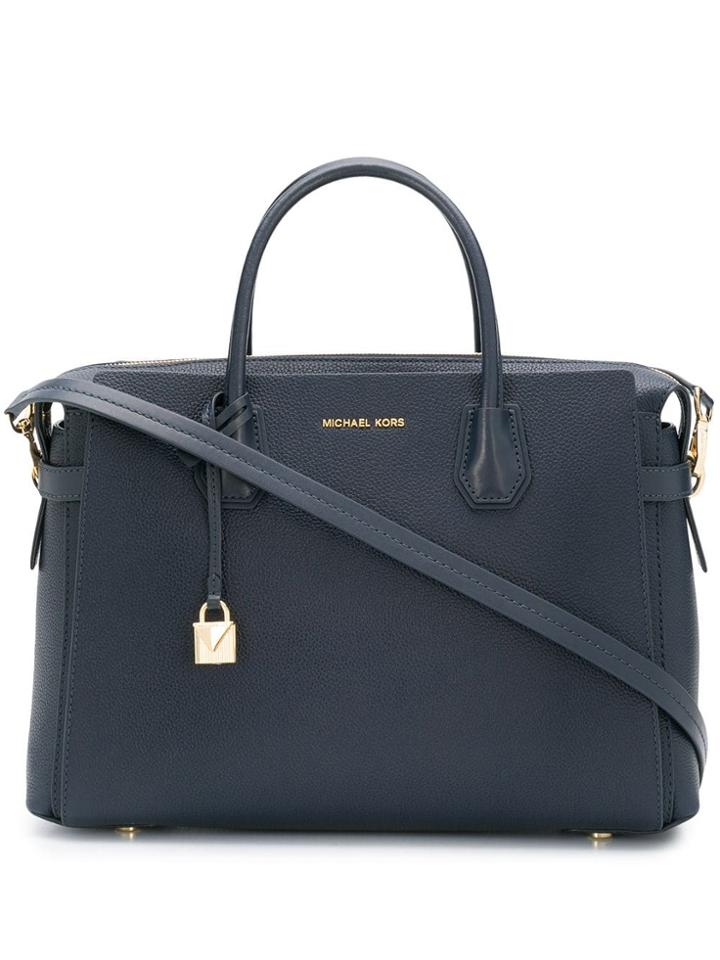 Michael Michael Kors Mercer Medium Tote Bag - Blue