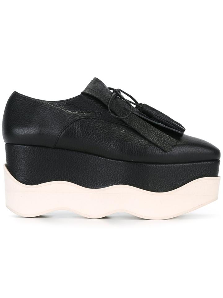 Paloma Barceló Platform Lace-up Shoes - Black
