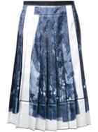 Marc Jacobs - Trompe-l'ail Lace Print Skirt - Women - Polyester - 8, Black, Polyester