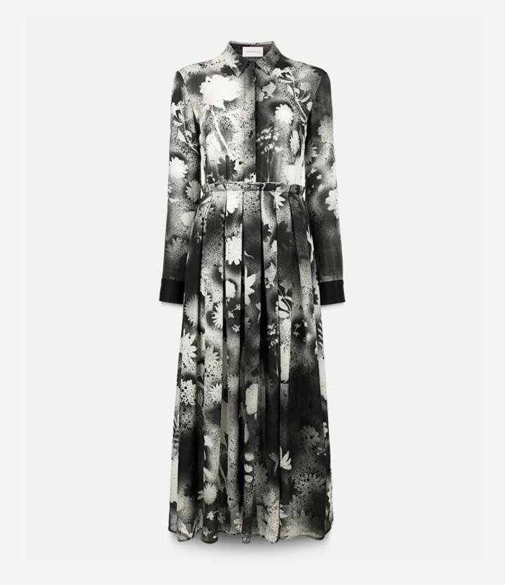 Christopher Kane Pleated Dress With Collar
