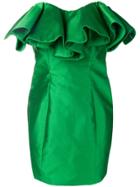 Attico Bustier Structure Mini Dress - Green