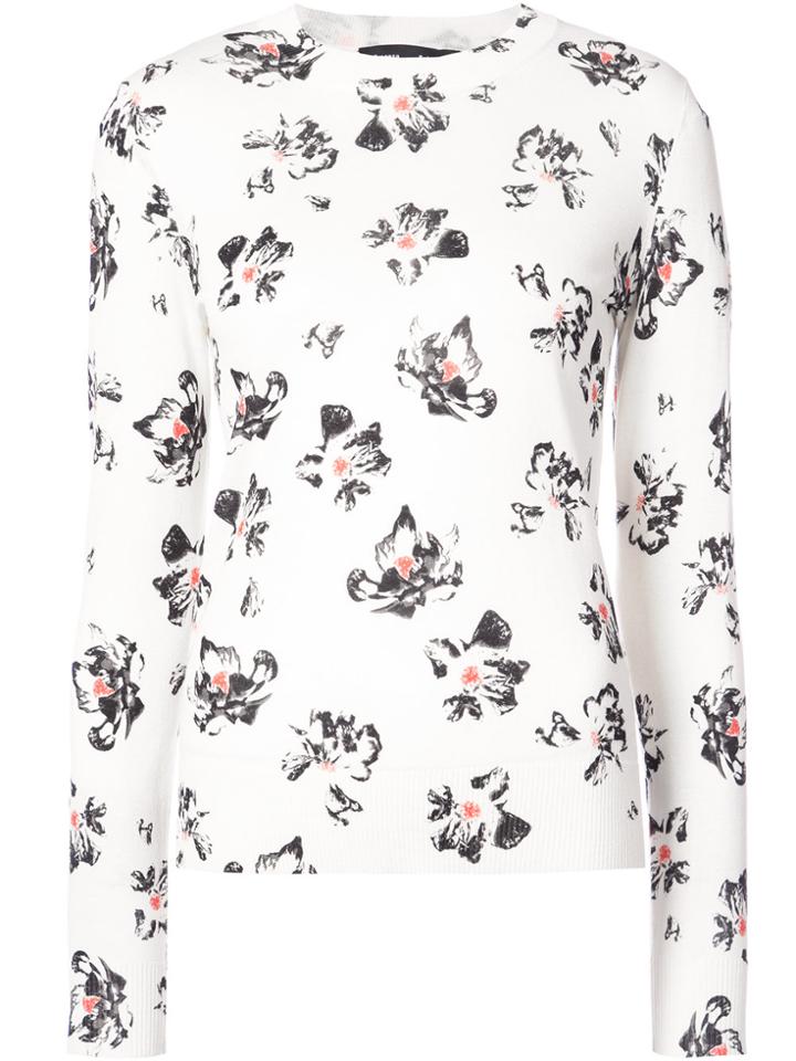 Proenza Schouler Long Sleeve Crewneck Top - White