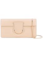 Salvatore Ferragamo Gancio Clutch Bag - Nude & Neutrals