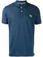 Ps Paul Smith Embroidered Polo Top - Blue