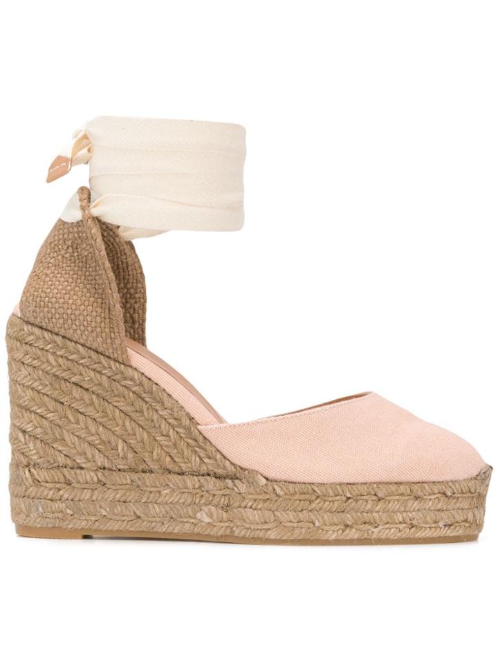 Castañer Wedge Espadrilles - Pink