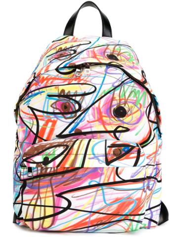 Jeremy Scott Scribbled Backpack