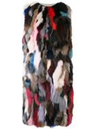 Liska Malvai Sleeveless Coat - Multicolour