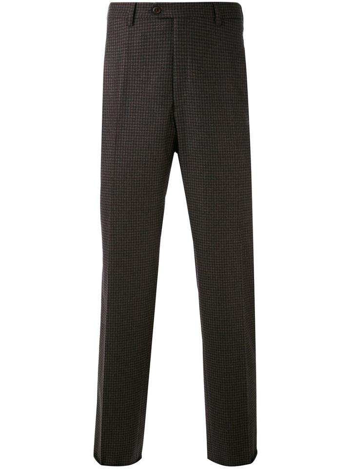 Brioni - Tailored Trousers - Men - Cashmere/virgin Wool - 52, Brown, Cashmere/virgin Wool