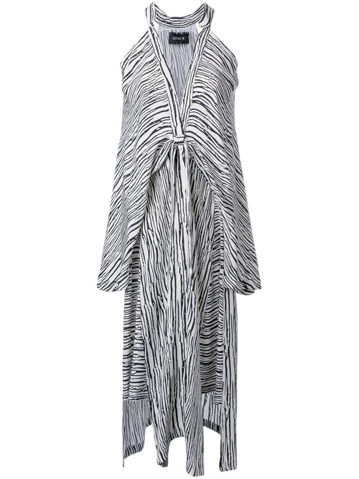 Kitx 'graphic Kimono Release' Dress, Women's, Size: 6, White, Silk